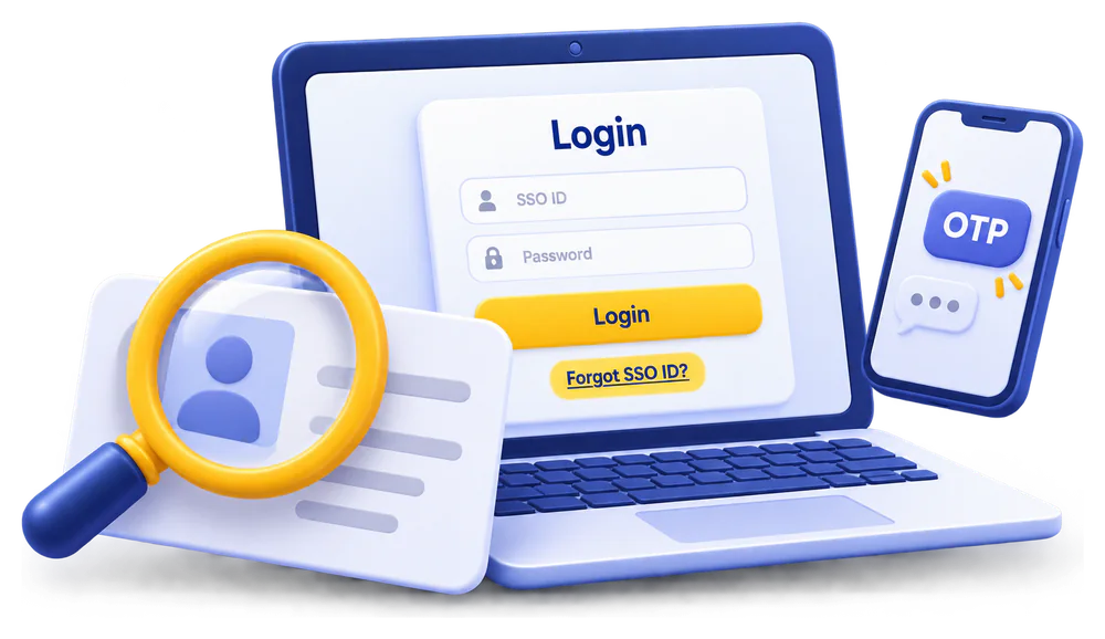 Forgot SSO ID While Logging In?